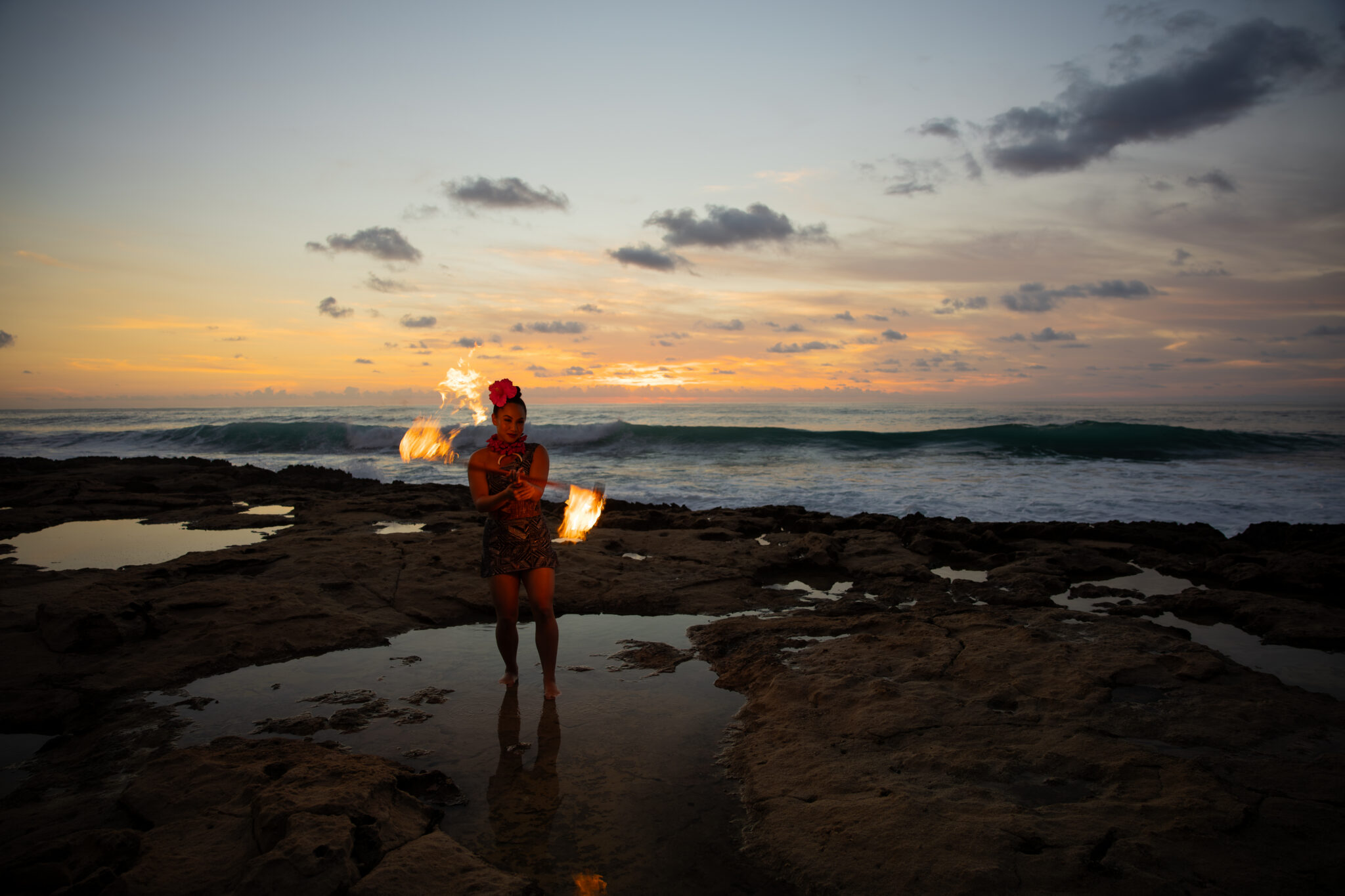 Samoan Fire-Knife Dance